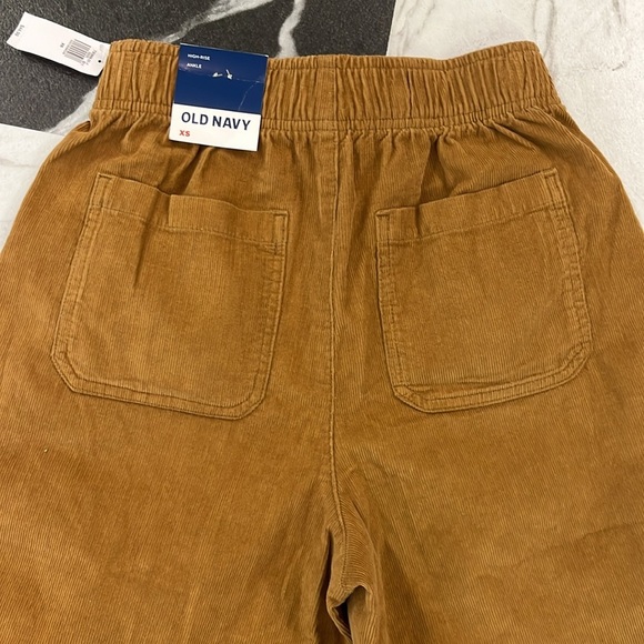 NWT Old Navy High Rise Ankle Pulla Utility Corduroy Pants Acacia Tan Size XS - Picture 6 of 7